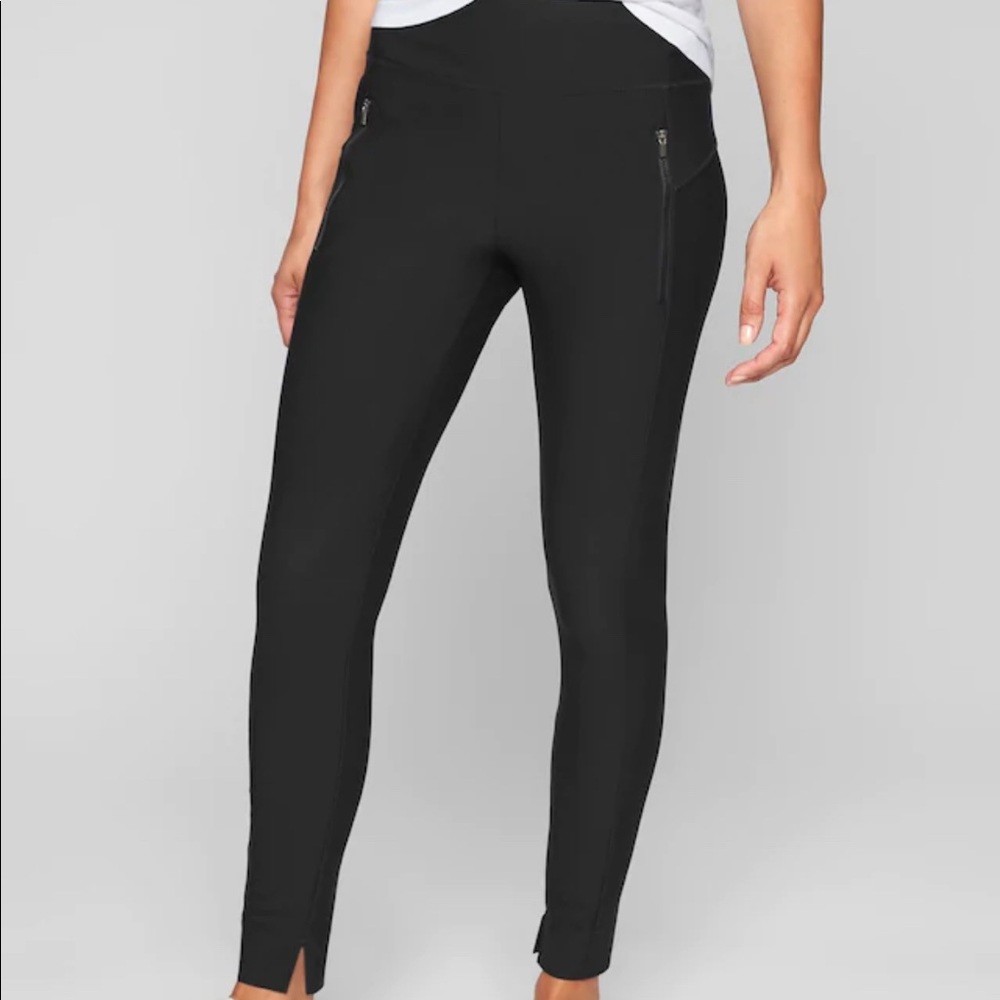 Athleta Stellar tight pant with zipper large